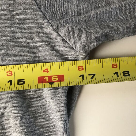 Mens Heather Gray Crew Neck Tee Size Small - Picture 5 of 10